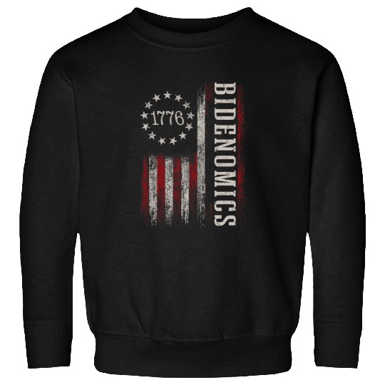 Bidenomics Joe Biden Economy USA Flag vintages 22 Sweatshirts