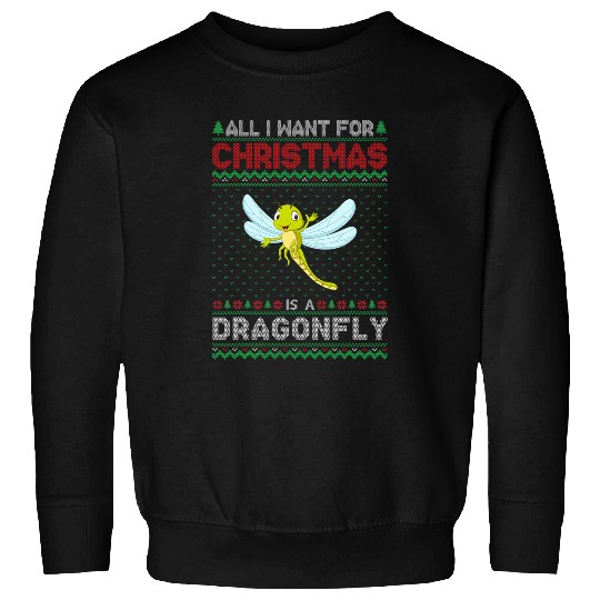 Dragonfly Christmas Outfits for Men Women Ugly xmass Sweater Sweatshirts