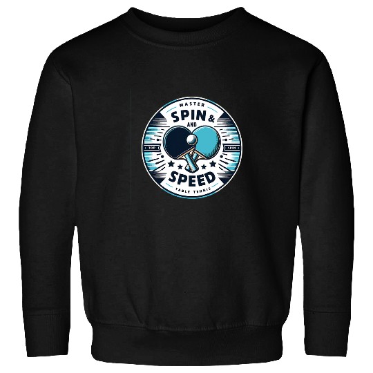 Spin and Speed Mini Table Tennis Ping Pong Racket Sweatshirts