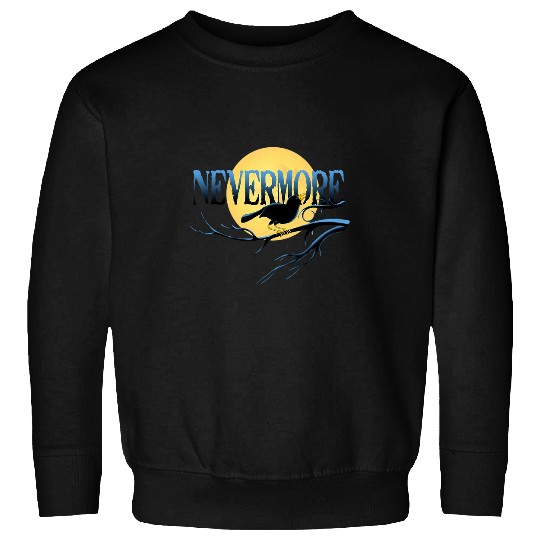 Lacrosse Gift Annie Lang Nevermore Raven Sweatshirts