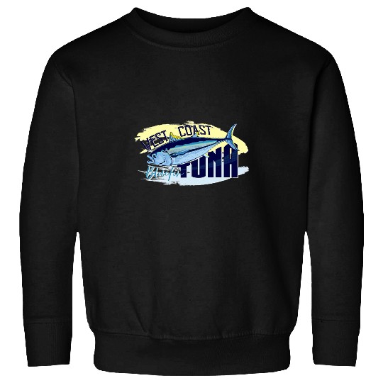 West Coast Bluefin Tuna Coastal Fishing Tee for Anglers Sweatshirts