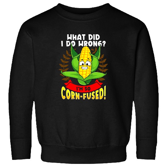 Lacrosse Gift Corn Cob Design For Maize Food Lover 2Im So CornFused Sweatshirts