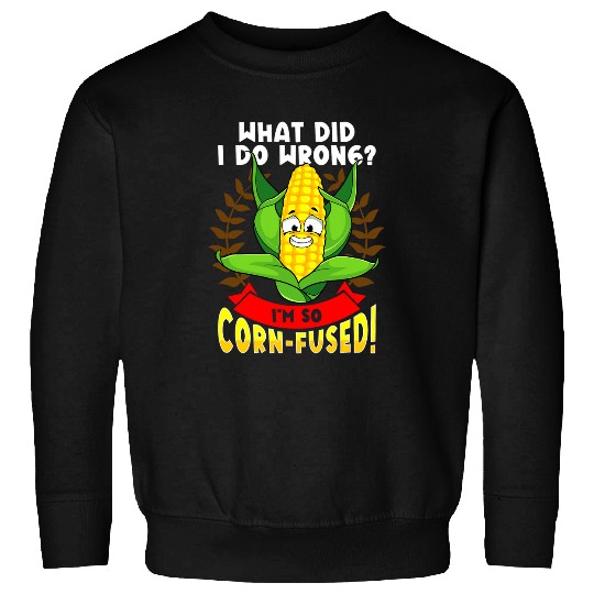 Lacrosse Gift Corn Cob Design For Maize Food Lover 2Im So CornFused Sweatshirts