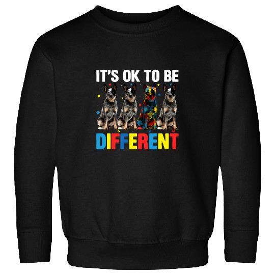 autism awareness australian cattle s dog dad dog mom 1 Sweatshirts