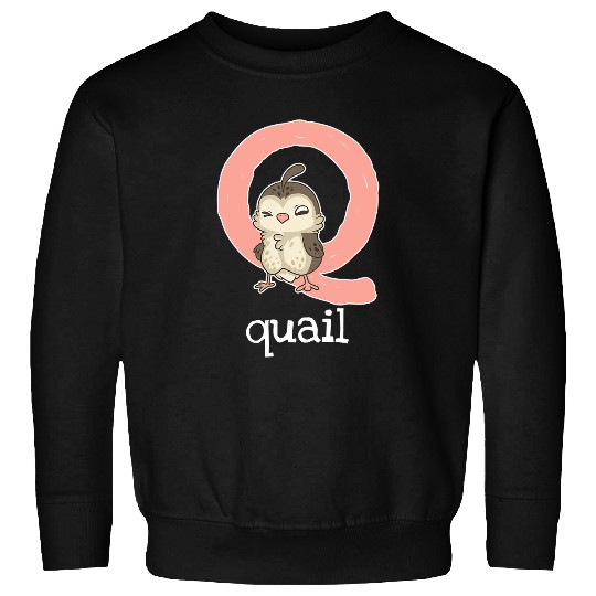 Duck Pet Quail Alphabet Letter Bird Duck Animal Lover Kids Sweatshirts