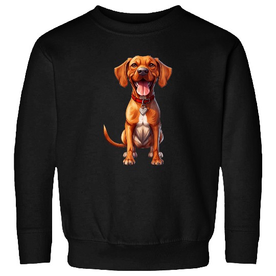 dog holder dog lover bests dog dad mom redbone coonhound Sweatshirts