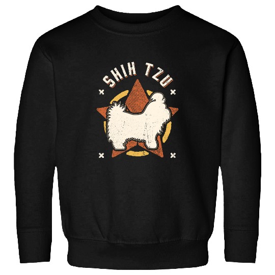 Shih Tzu vintages Retro Classic Dog Sweatshirts