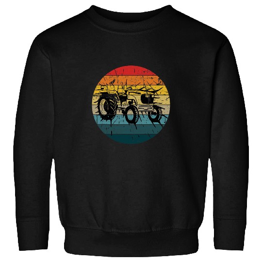 Tractor driving gifts for boys and Men Farmer agriculture farming 1 Sweatshirts