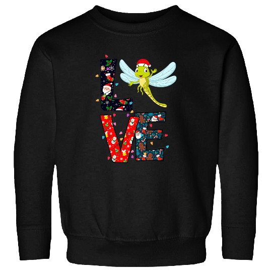 Dragonfly Lover xmass Ornament Decor Ugly Christmas Sweater Sweatshirts