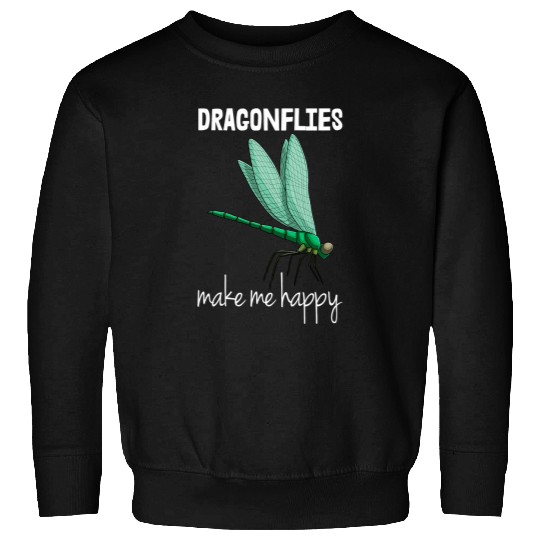 Dragonfly Makes Me Happy Tee   Be Kind Flies Tees Women 21 Sweatshirts