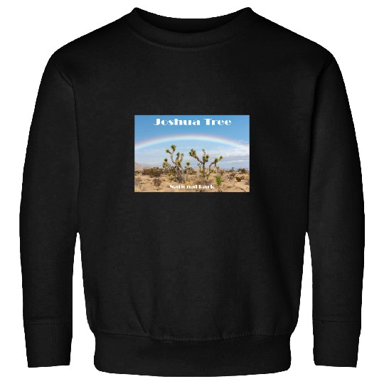 Rainbow in Joshua Tree National Park Sweatshirts