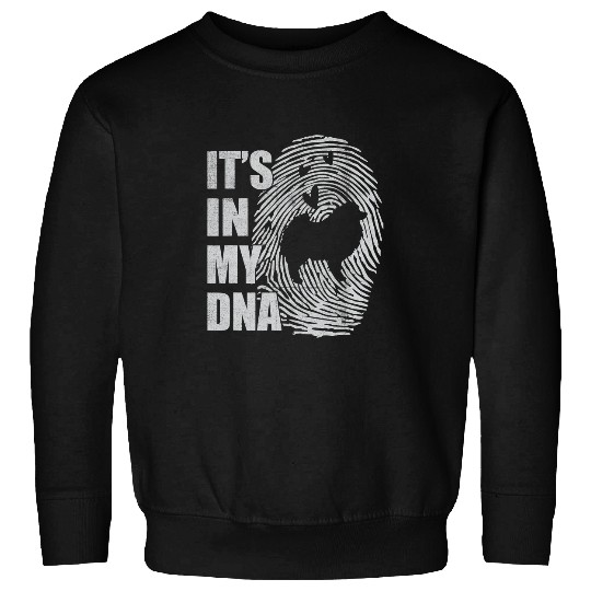 Funny Pomchi DNA Dog Mom Dad Dog Lover Sweatshirts