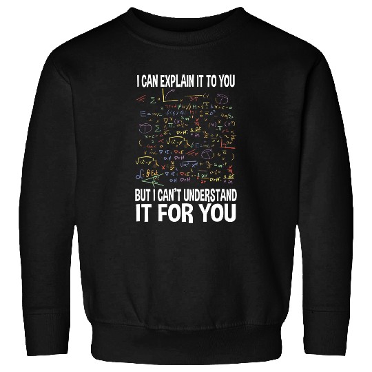 I Can Explain It To You Math Teacher Sweatshirts
