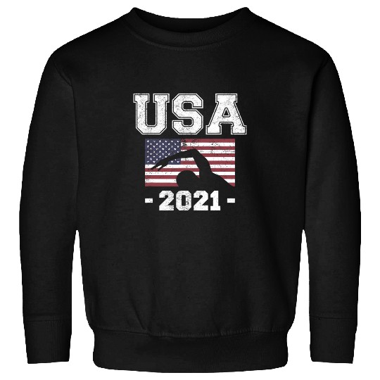 Swimming Pool USA Swimming US Swim Aquatic Sport Athlete Team Sweatshirts
