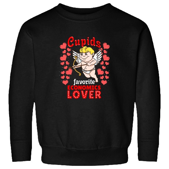 Cupids Favorite Economics Lover Valentines Day Sweatshirts