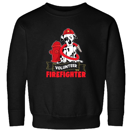 Fireman Firefighter Volunteer Firefighter For Kids Firemen Sweatshirts