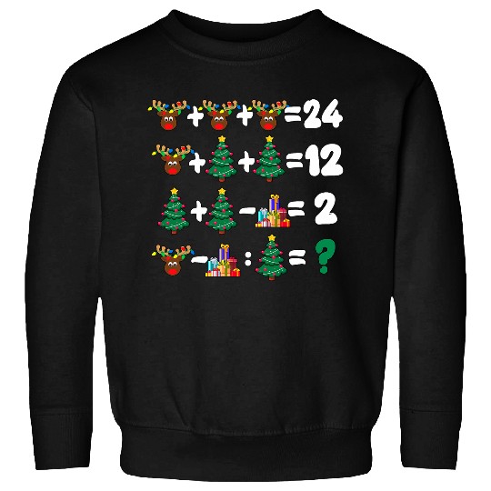 Christmas Math Teacher Funny Teaching Sweatshirts