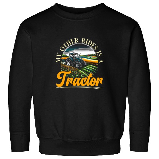 Farm Tractor Driver Harvest Farming Agriculture Farmer Sweatshirts