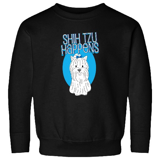 Shih Tzu Shitzu Cute Rescue Dog Gift Funny Dog Mom Dad Owner Sweatshirts