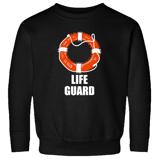 Swimming Pool Lifebuoy Lifeguard Swimming Float Sweatshirts
