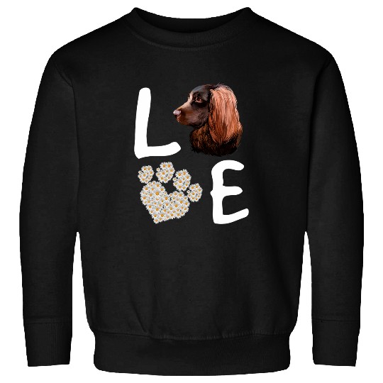 Dogs 365 Love Boykin Spaniel Dog Paw Pet Rescue Sweatshirts