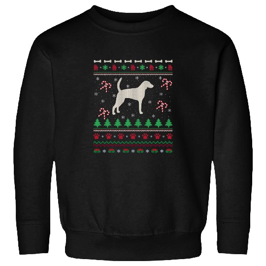 Foxhound Lover xmass Ugly American Foxhound Christmas Sweatshirts