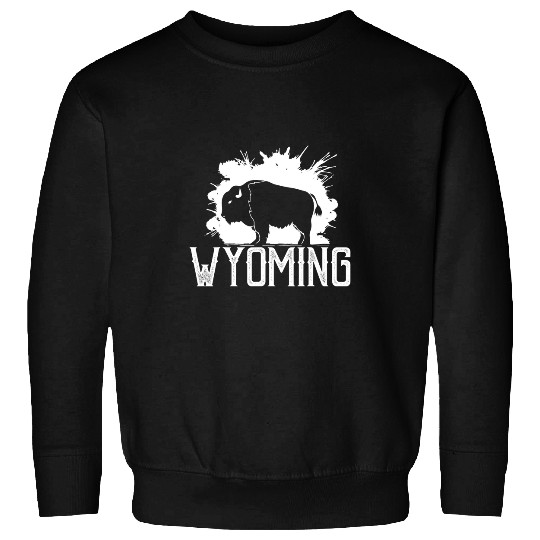Hiking Hiker Buffalo Wyoming Nature Hiking Mountain Souvenir Hike Sweatshirts