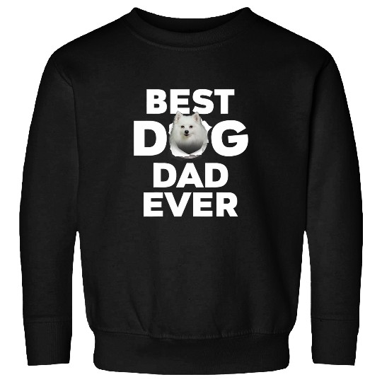 bests Dog Dad Ever American Eskimo Dog Lovers Sweatshirts