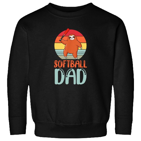 baseball softball s clothing mom and dad 1 Sweatshirts