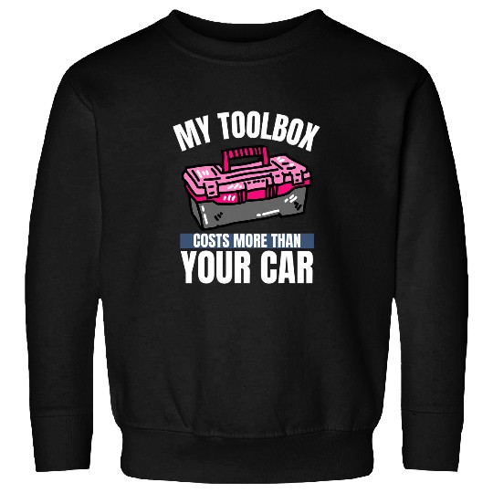 Auto Mechanic Toolbox Automotive Technician 24 Sweatshirts