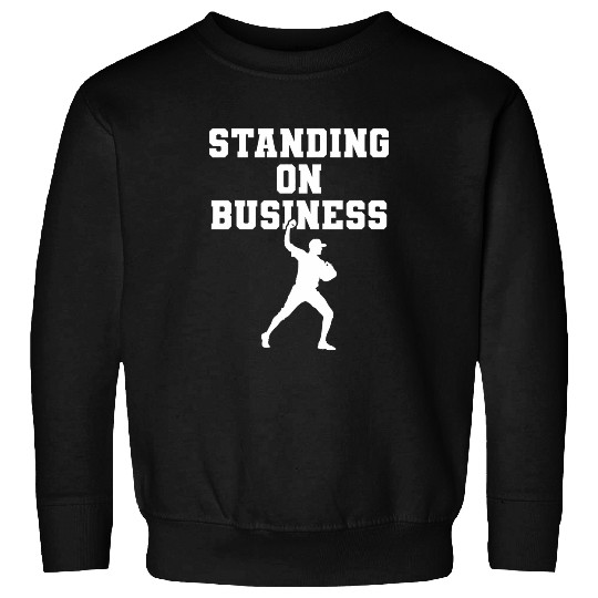 Baseball Men Standing On Business Boys Baseball Team School 2 Sweatshirts