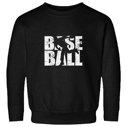 Baseball Softball Funny Baseball Pitcher Player Vintaige Sweatshirts