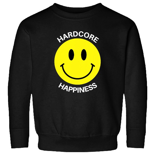 I Love Techno Music Acid House Smile Hardcore Happiness Sweatshirts