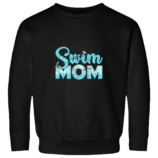Swimming Pool Womens Swim Mom Prouder Swimmer Woman Sweatshirts