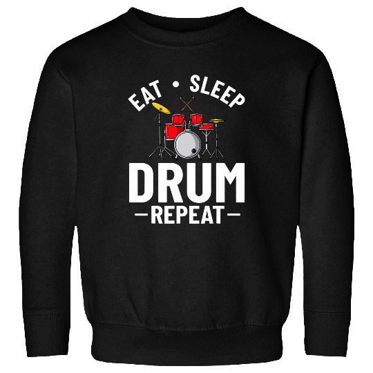 Drum Sticks Player Music Lessons Drummer 23 Sweatshirts