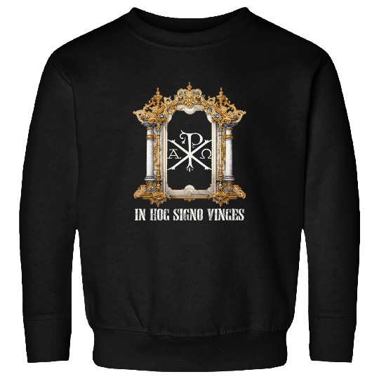 Chi Rho Christogram Catholic 4 Sweatshirts