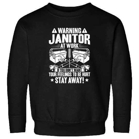 At Work Janitor Sweatshirts