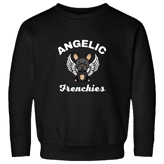 Angelic Frenchie French Bulldog Dog Puppy Cute Dog Pet Sweatshirts
