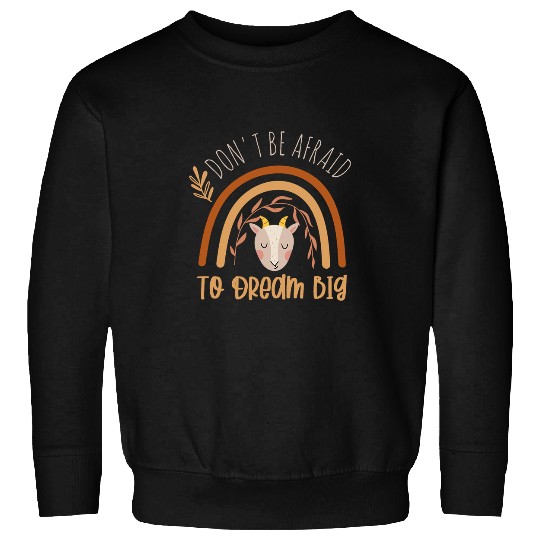 Goats Lover Mindset Dream Bohemian Rainbow Goats Lover Inspirational Sweatshirts