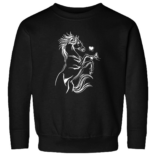 Horse Love Horseback Riding Horseback Rider Equestrian Sweatshirts