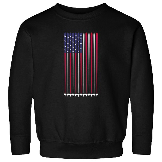 F22 Raptor Airshow American Flag 4th of July Airplane Art Sweatshirts