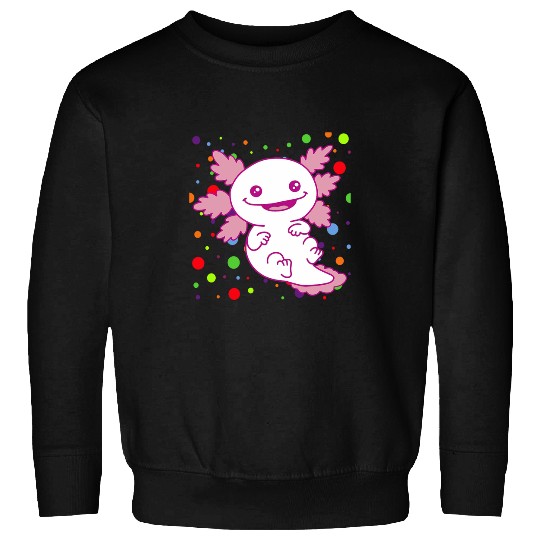 Axolotls Spotted Spotty Dot Colored Spot Dotted Sweatshirts