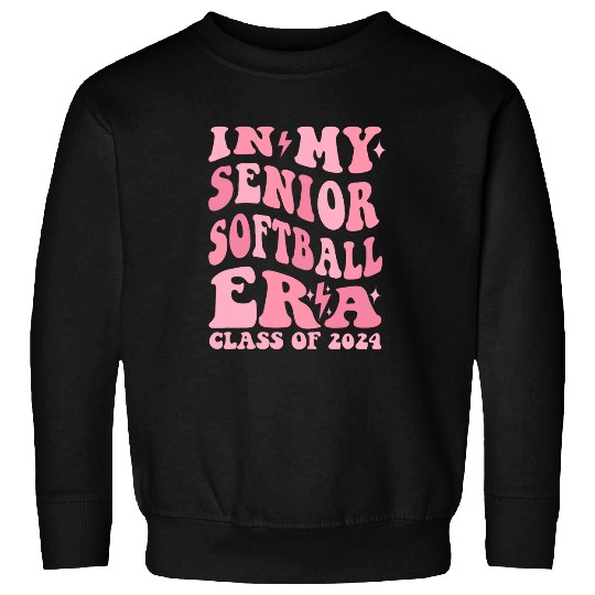 In My Senior Softball Era High School Senior Year 2024 Gift Sweatshirts