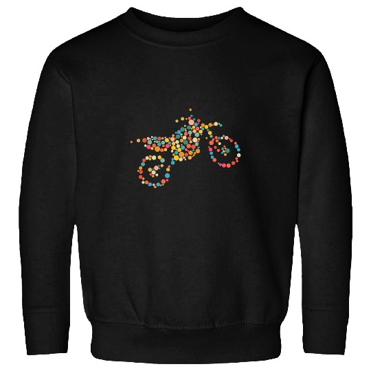 Happy International Dot Day Colorful Polka Dot Motorcycle 22 Sweatshirts