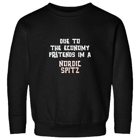 Due To Economy Pretend NORDIC SPITZ Easy Halloween Costume Sweatshirts
