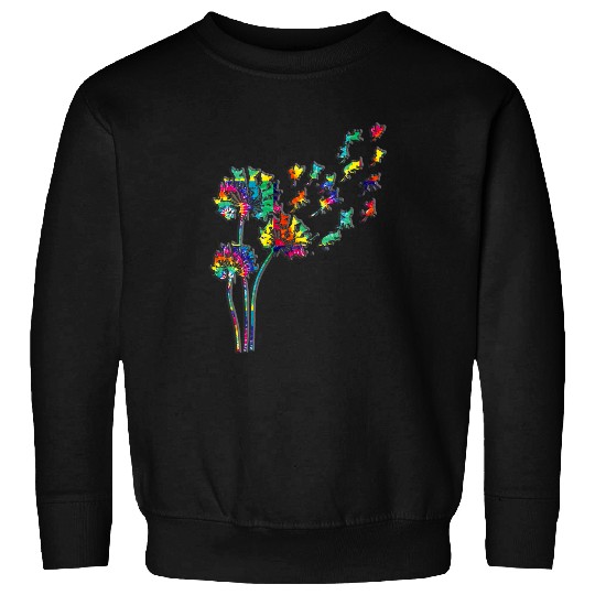 chihuahua flower fly dandelion chihuahua dog lovers Sweatshirts
