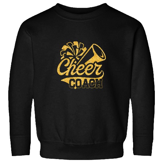 Cheer Coachs Biggest Fan Cheerleader Mothers Day Sweatshirts