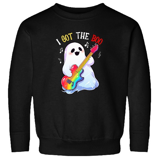 I Got The Boos Halloween Costume Party Music ghosts Guitar Sweatshirts