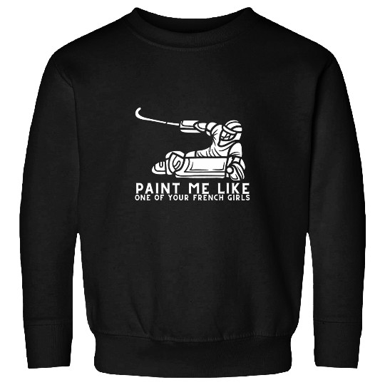 Ice Hockey Goalkeeper Goaltender And Field Hockey Goalie 21 Sweatshirts