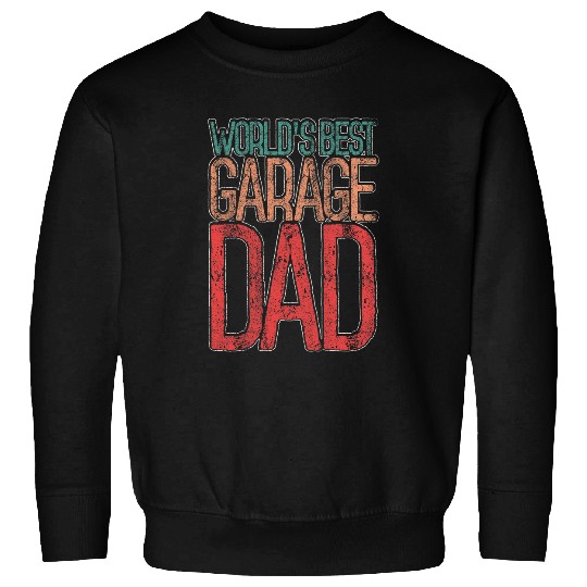 Garage Dad Fixer Retro Auto Mechanic Diesel Truck Car Lover Sweatshirts